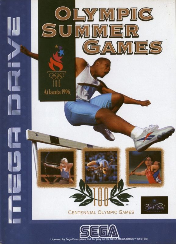 Olympic Summer Games box art for Sega Mega Drive